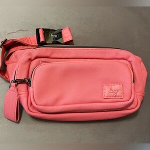 Lug Hitch Matte Luxe Belt Bag in Watermelon Icepop